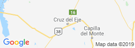 Cruz Del Eje map